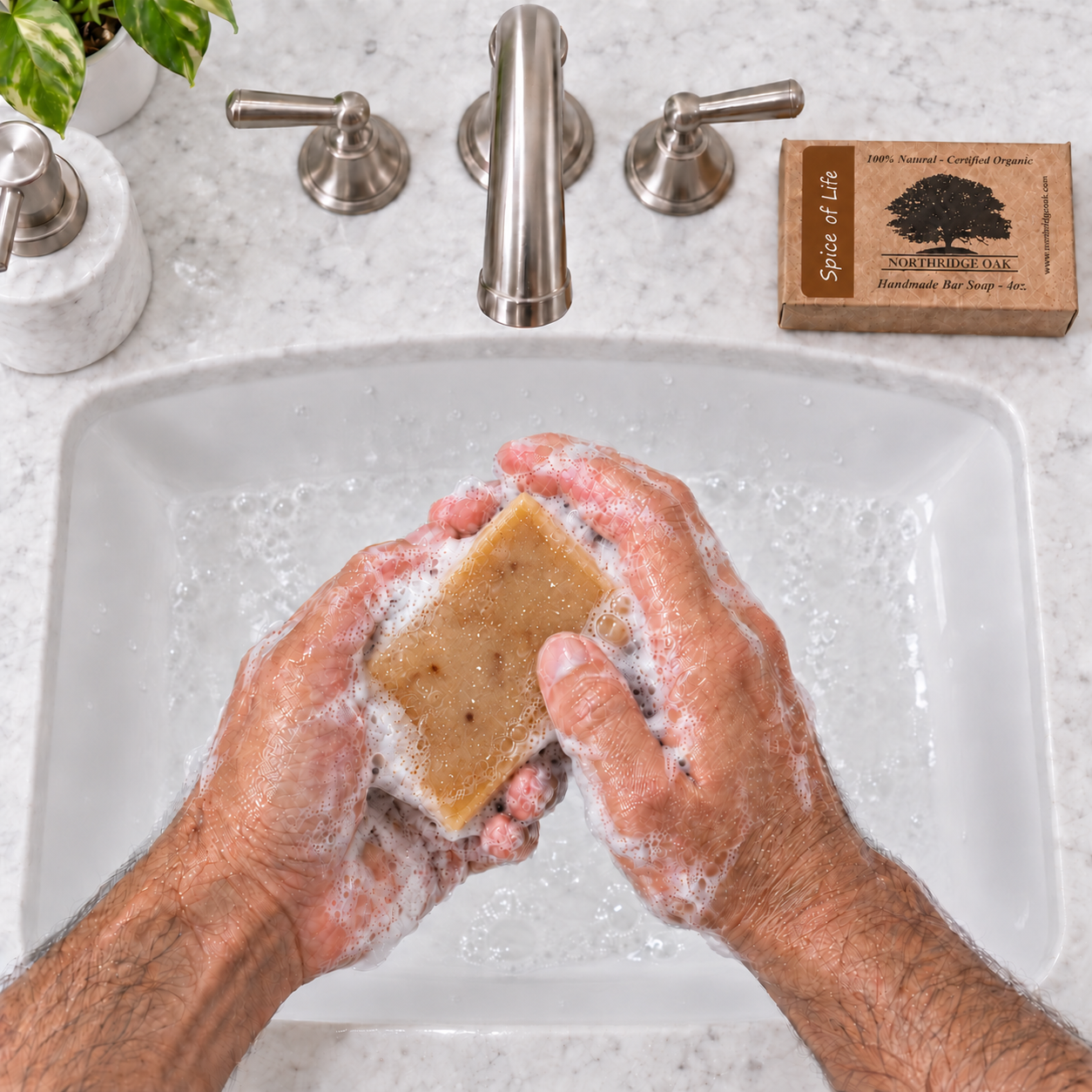 Organic Bar Soap – Spice of Life – 4 oz Northridge Oak