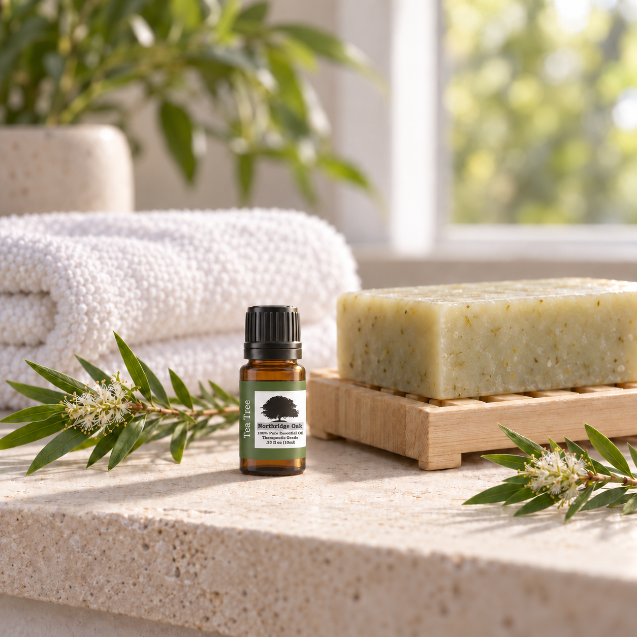 100% Pure Tea Tree Essential Oil – 10 mL Northridge Oak