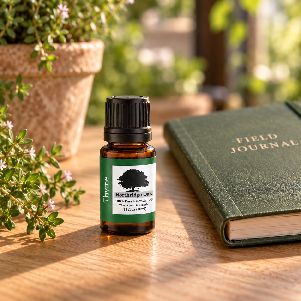 100% Pure Thyme Essential Oil – 10 mL Northridge Oak
