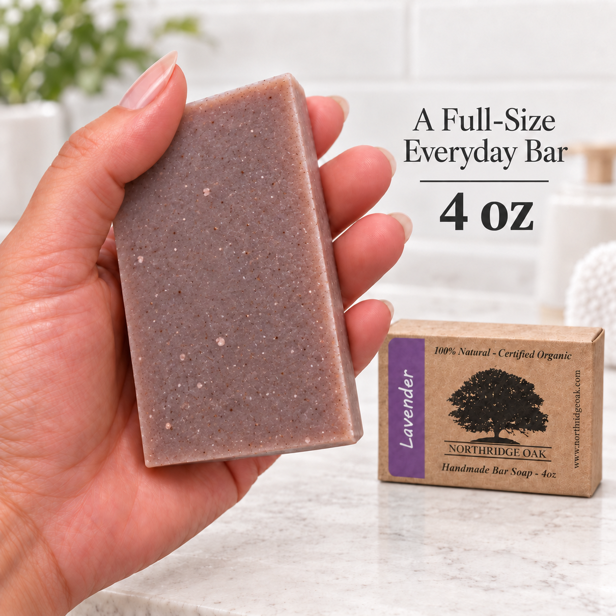 Organic Bar Soap – Lavender – 4 oz Northridge Oak
