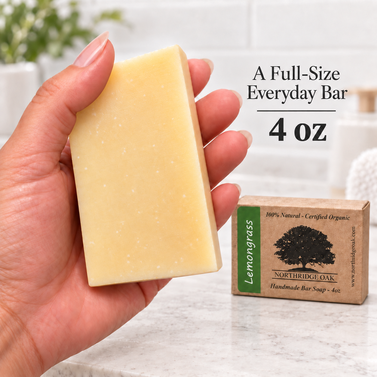 Organic Bar Soap – Lemongrass Medley – 4 oz Northridge Oak