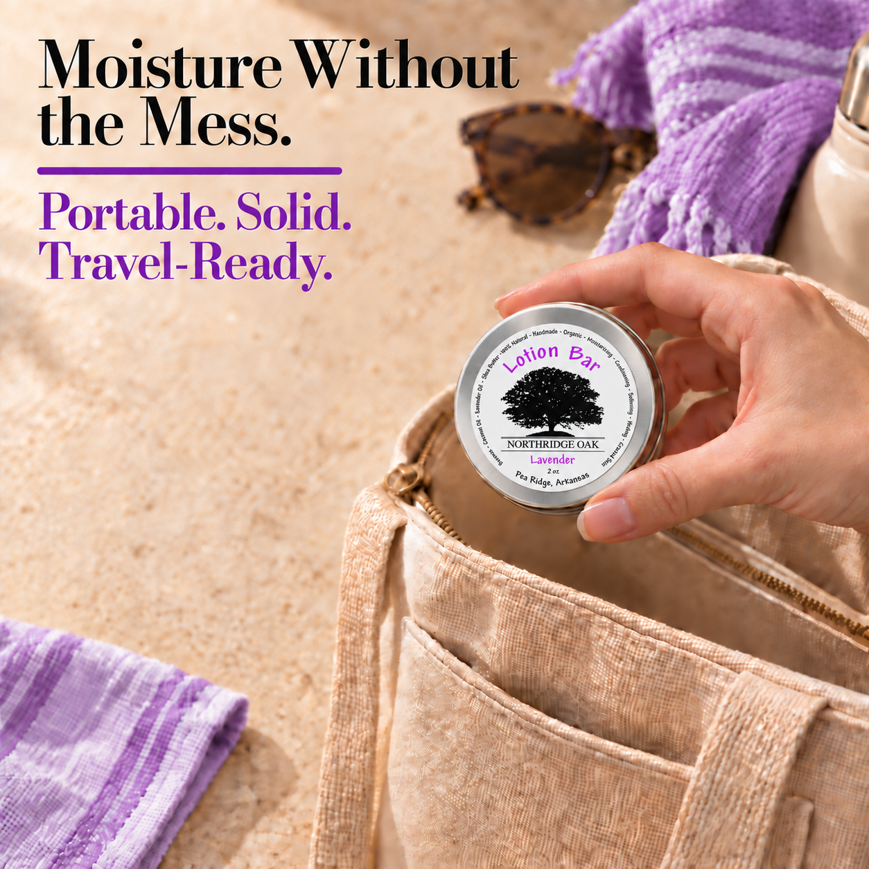 Lavender Shea Butter Lotion Bar Northridge Oak