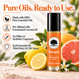 Energize Essential Oil Roller – 10 mL Northridge Oak