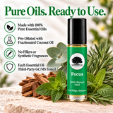 Focus Essential Oil Roller – 10 mL Northridge Oak