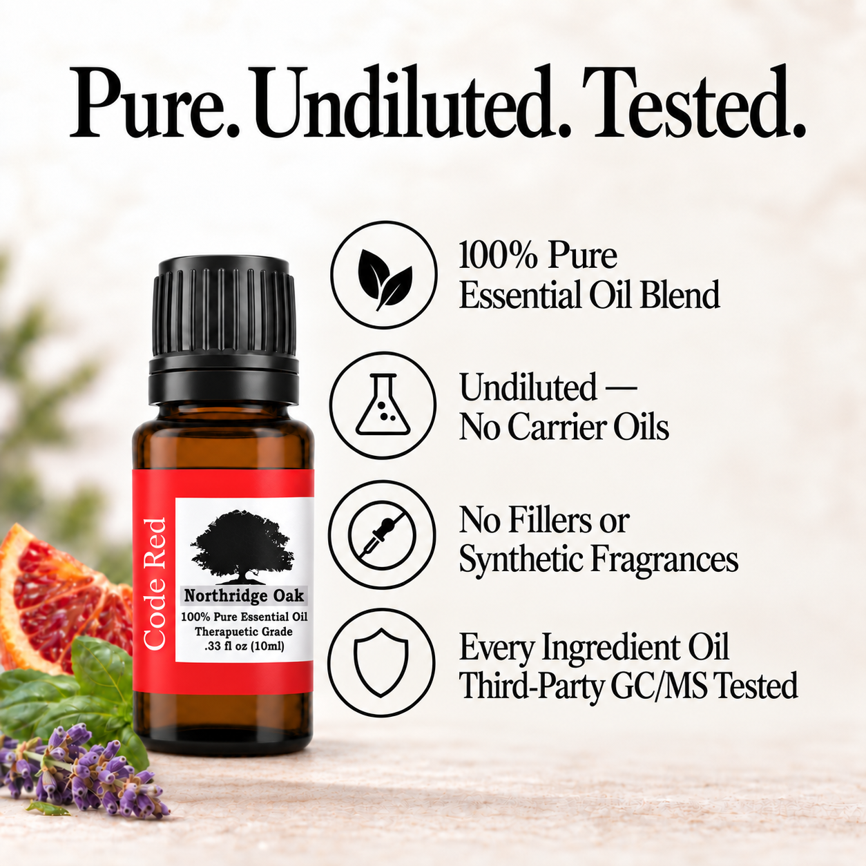 Code Red Essential Oil Blend – 100% Pure, 10 mL Northridge Oak
