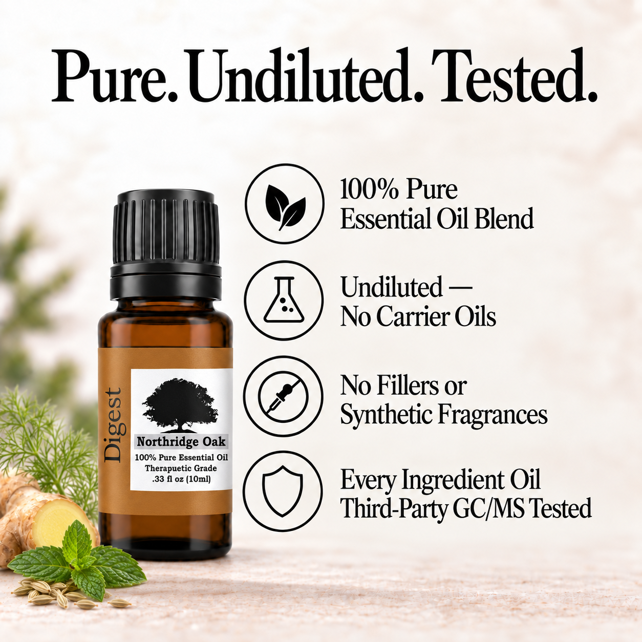 Digest Essential Oil Blend – 100% Pure, 10 mL Northridge Oak