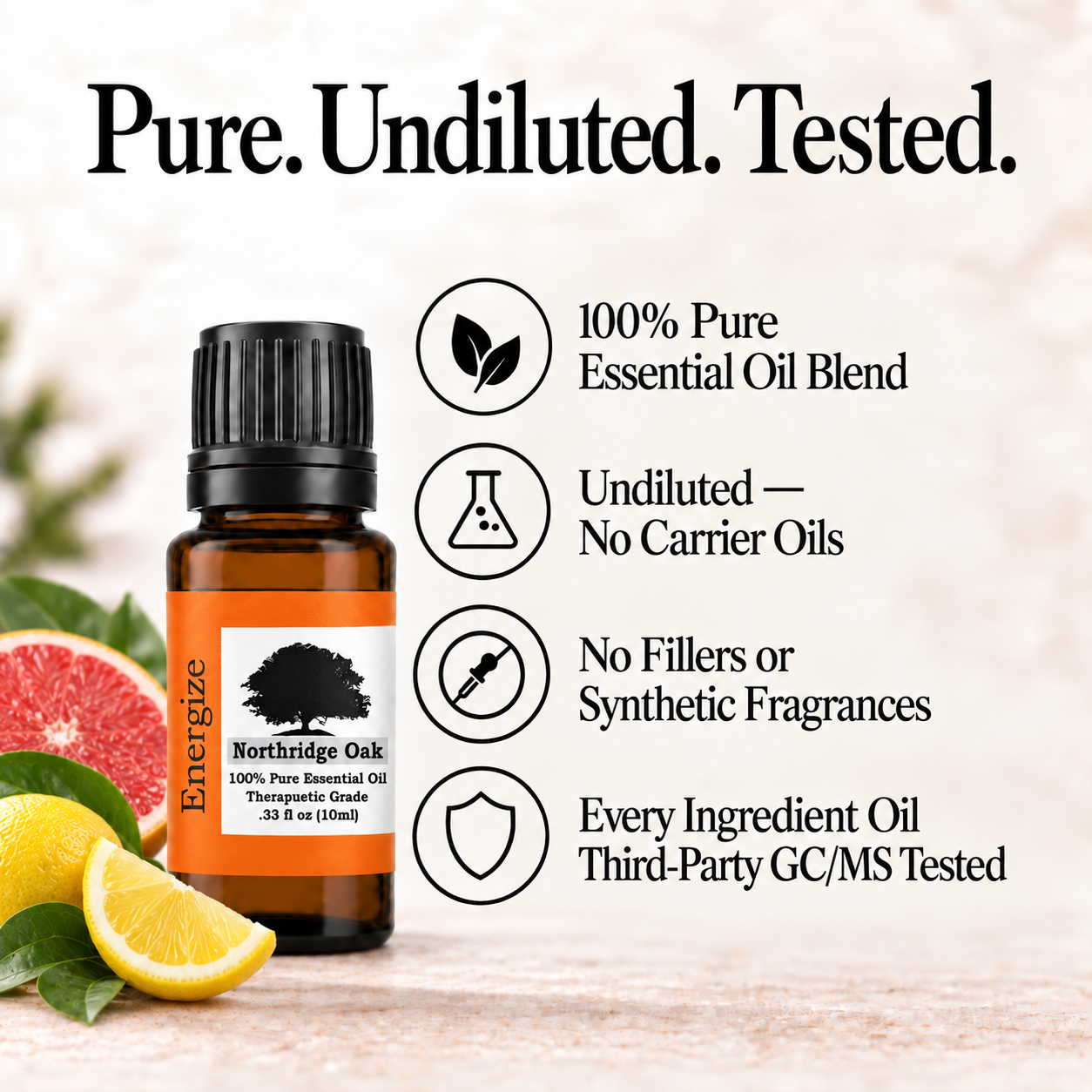 Energize Essential Oil Blend – 100% Pure, 10 mL Northridge Oak