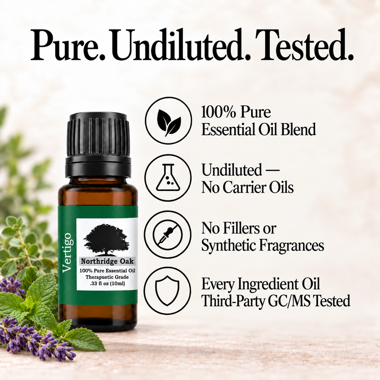 Vertigo Essential Oil Blend – 100% Pure, 10 mL Northridge Oak
