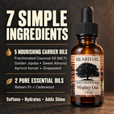 Mighty Oak Beard Oil – 1 oz Northridge Oak