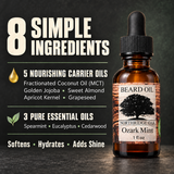 Ozark Mint Beard Oil – 1 oz Northridge Oak