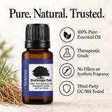 100% Pure Vetiver Essential Oil – 10 mL Northridge Oak
