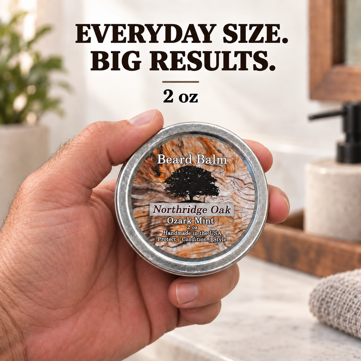 Beard Balm – Ozark Mint Northridge Oak
