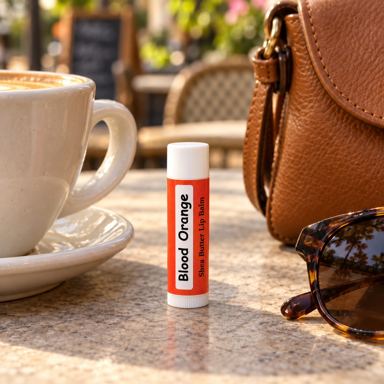 Beeswax Lip Balm - Blood Orange Northridge Oak