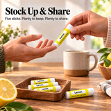 Beeswax Lip Balm – Lemon 5 Pack Northridge Oak