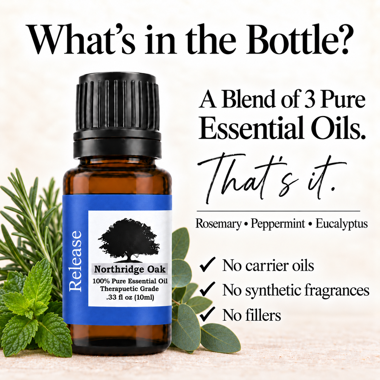 Release Essential Oil Blend – 100% Pure, 10 mL Northridge Oak