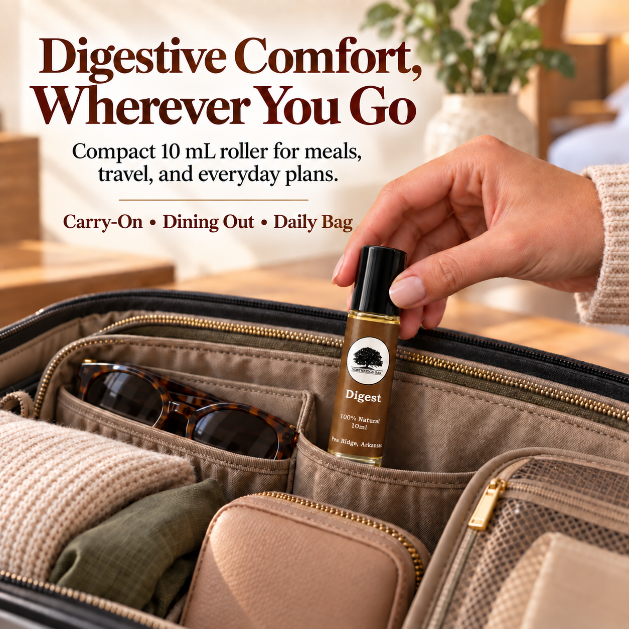 Digest Essential Oil Roller – 10 mL Northridge Oak