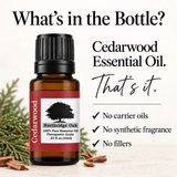 100% Pure Cedarwood Essential Oil – 10 mL Northridge Oak