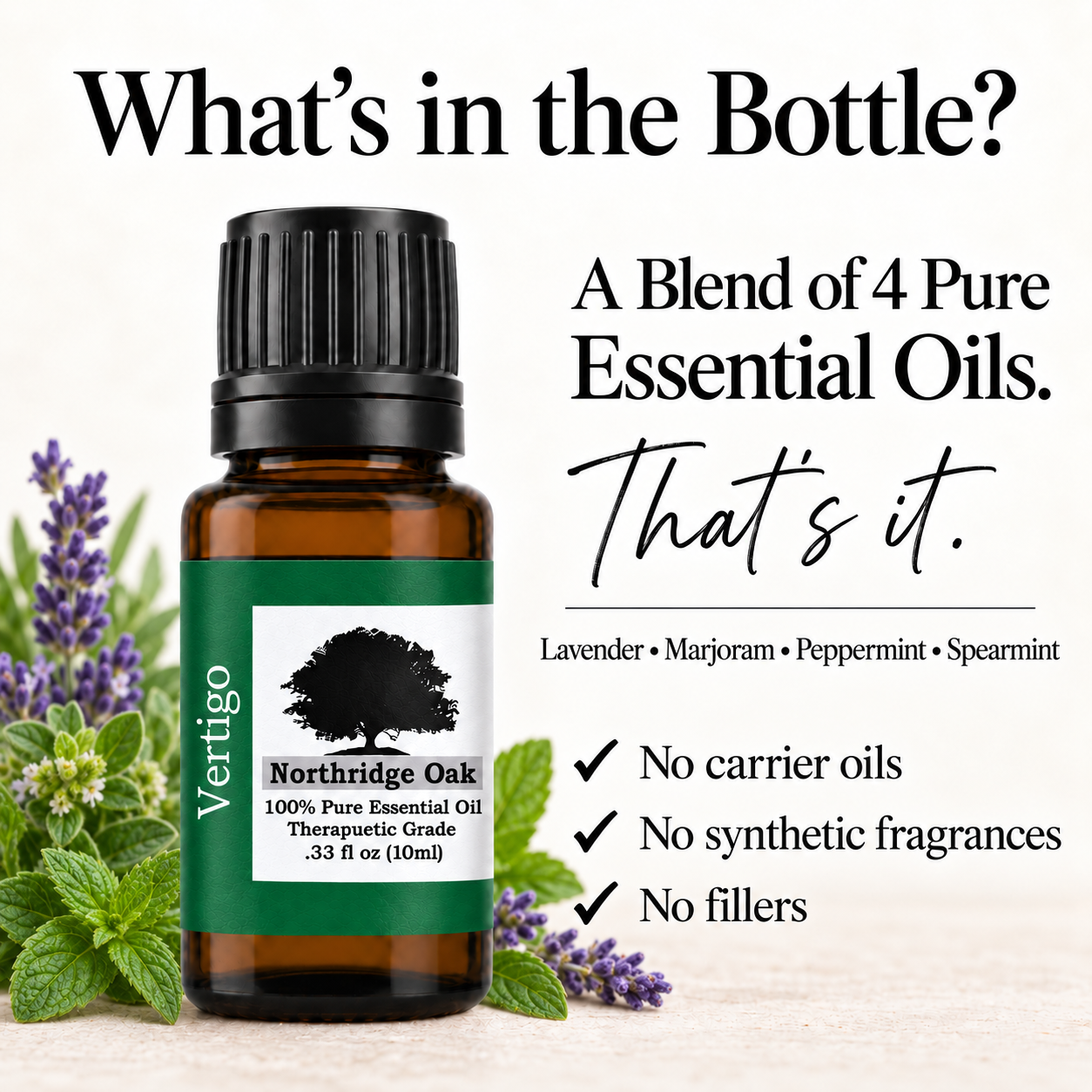 Vertigo Essential Oil Blend – 100% Pure, 10 mL Northridge Oak