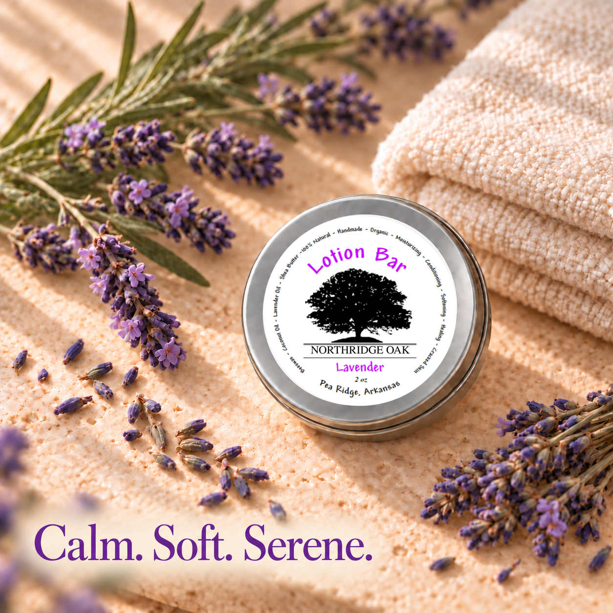Lavender Shea Butter Lotion Bar Northridge Oak