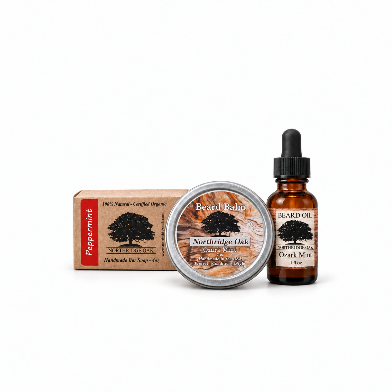 Beard Oil + Beard Balm Set Northridge Oak