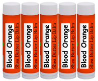 Northridge Oak - 100% All Natural Lip Balm - Blood Orange 5 Pack - Northridge Oak