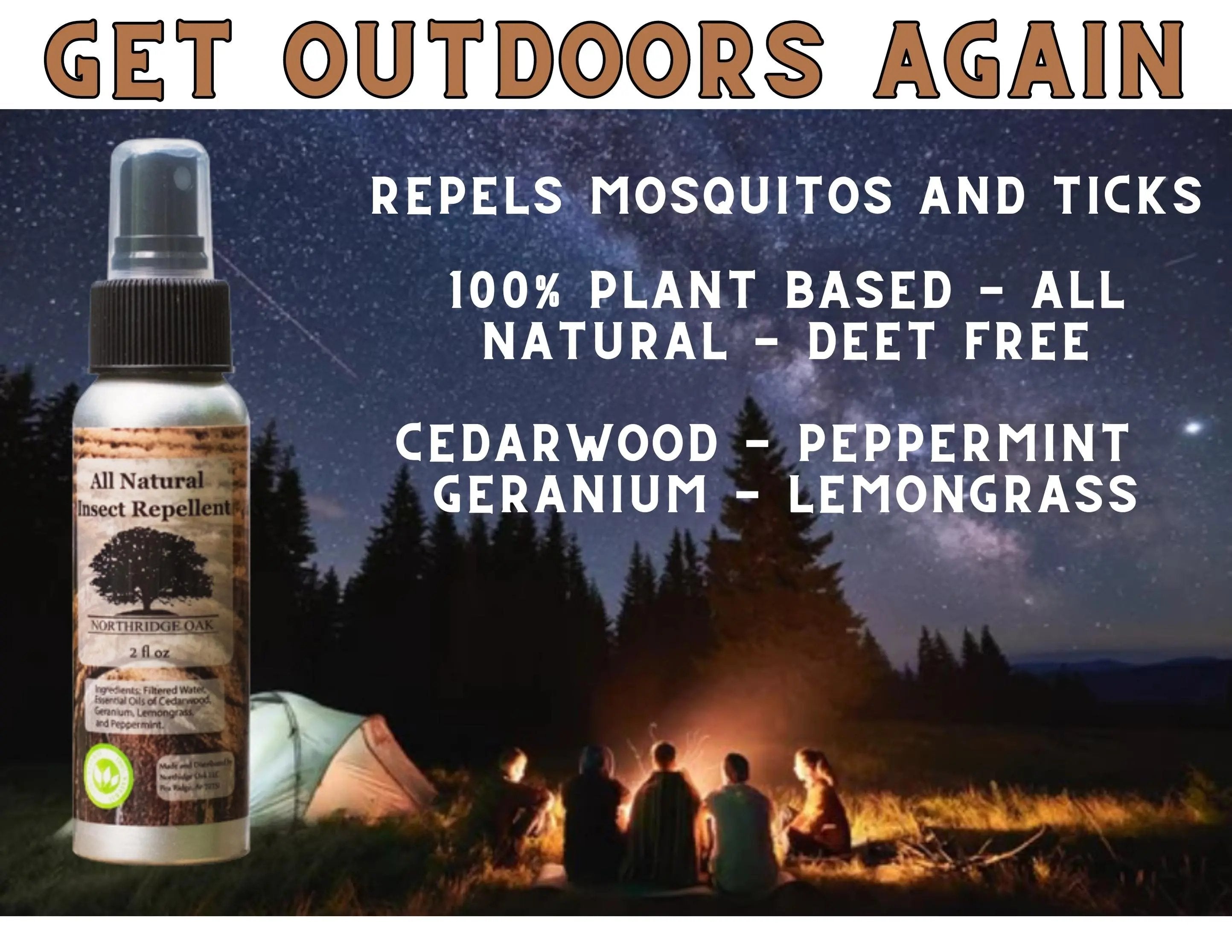 Insect Repellent - All Natural - Northridge Oak