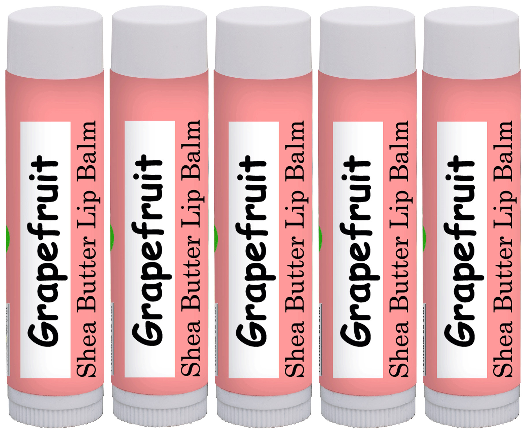 Northridge Oak - 100% All Natural Lip Balm - Grapefruit 5 Pack - Northridge Oak