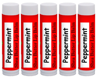 Northridge Oak - 100% All Natural Lip Balm - Peppermint 5 Pack - Northridge Oak