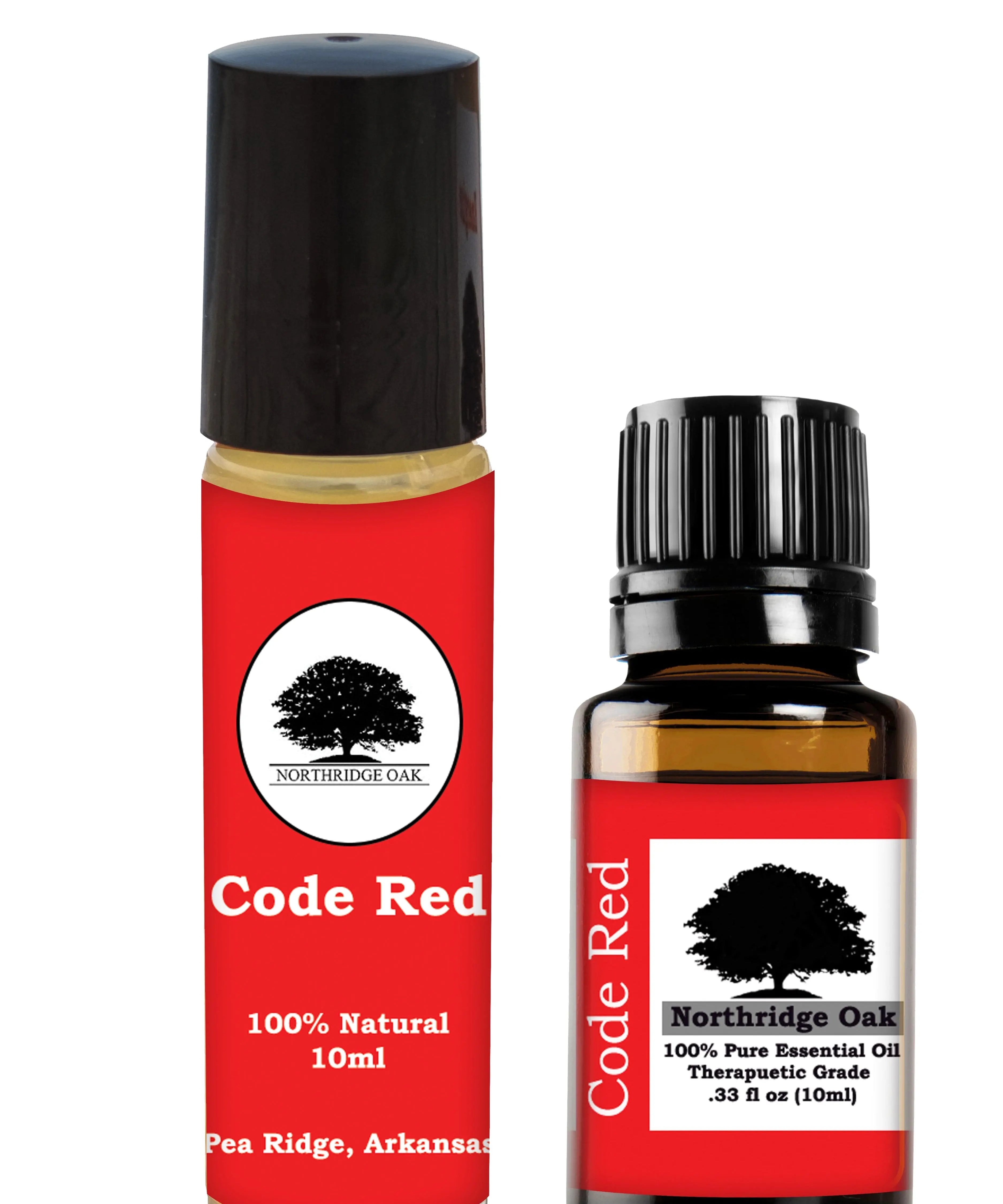 Northridge Oak - Code Red Combo with Roller Bottle - 100% Pure Essential Oil Blend Northridge Oak LLC