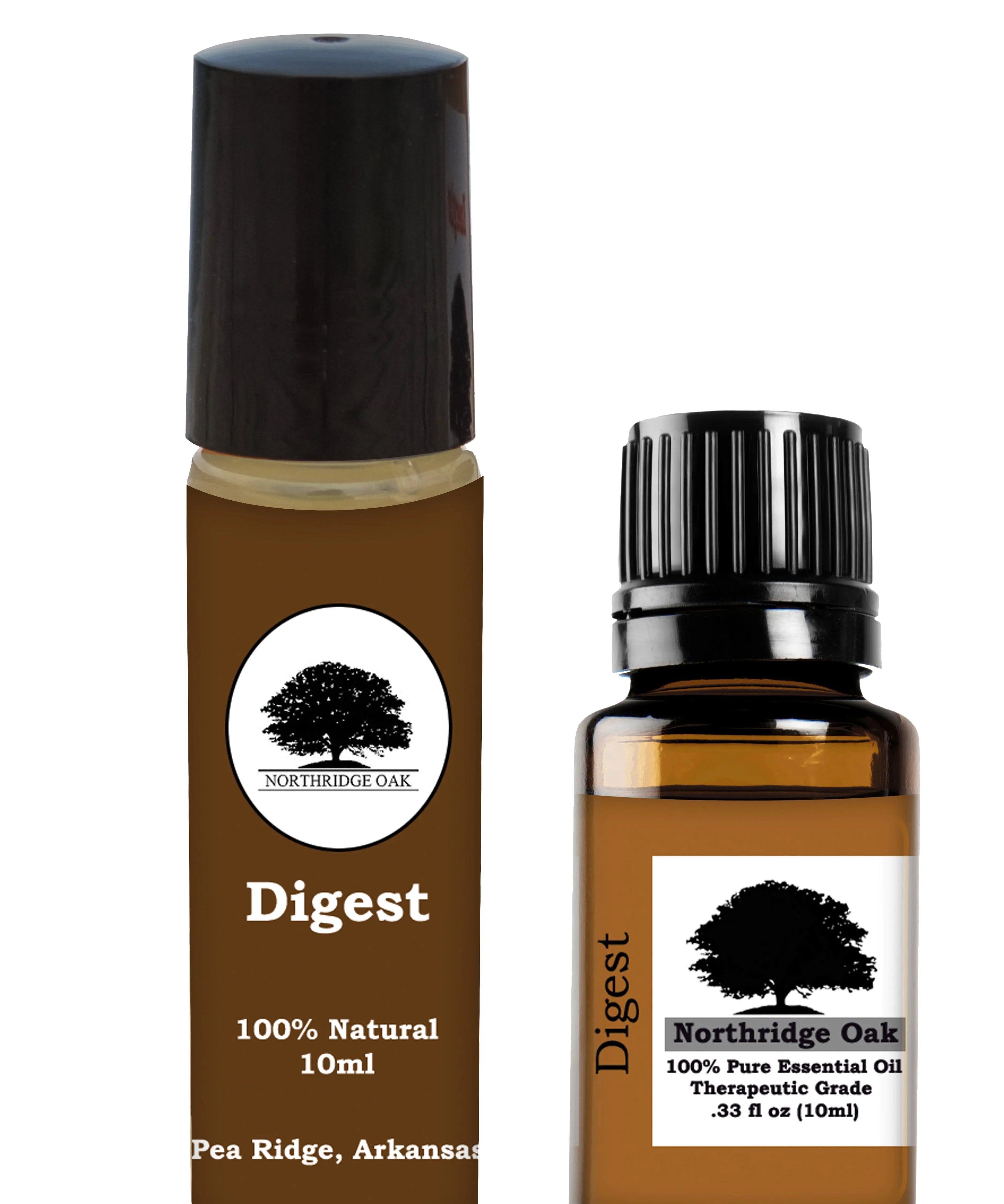 Northridge Oak - DIGEST Combo with Roller Bottle - 100% Pure Essential Oil Blend Northridge Oak LLC