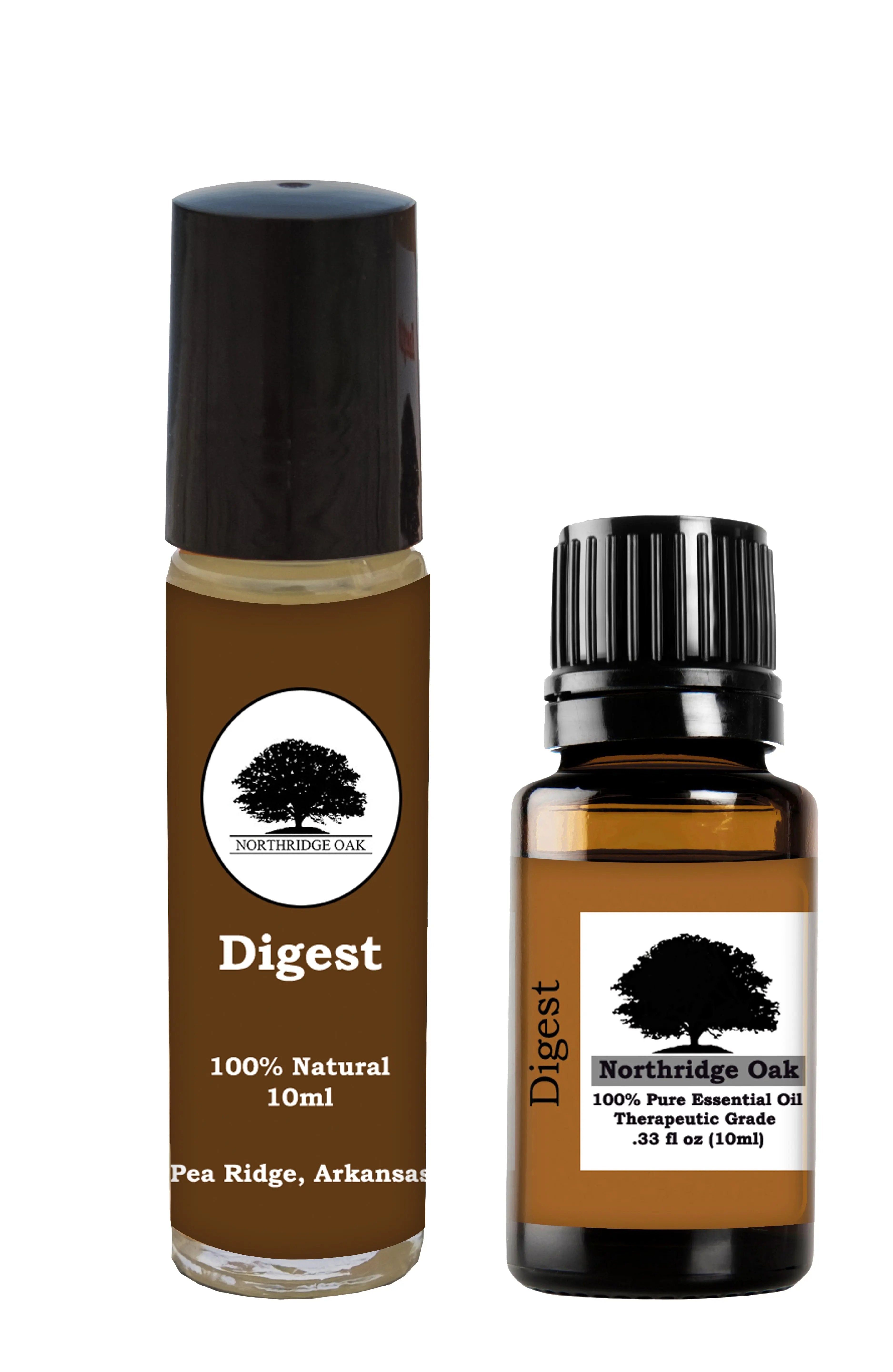 Northridge Oak - DIGEST Combo with Roller Bottle - 100% Pure Essential Oil Blend Northridge Oak LLC