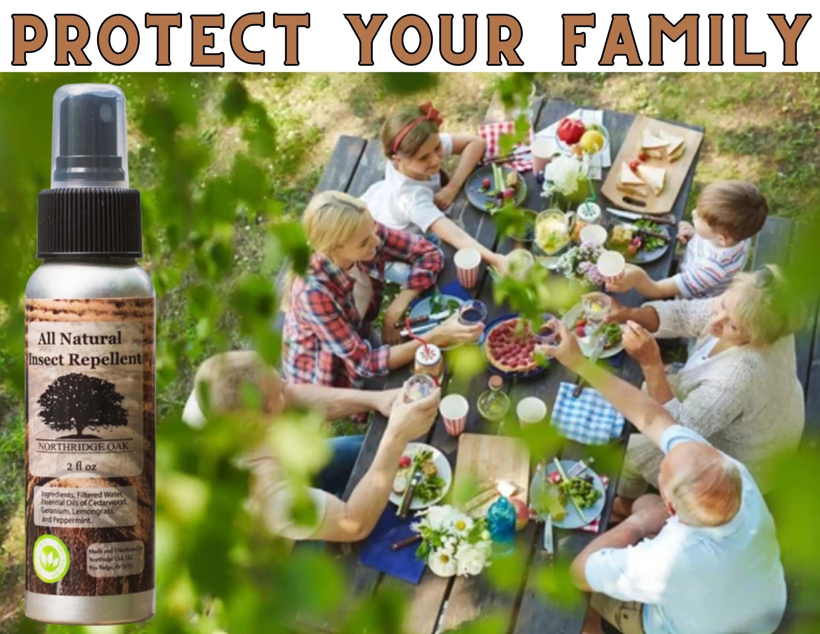 Insect Repellent - All Natural - Northridge Oak