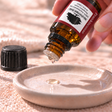 Frankincense essential oil dispensing through an orifice reducer