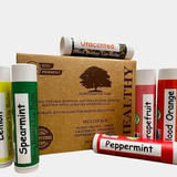 Northridge Oak - 100% All Natural Lip Balm - Variety 6 Pack - Blood Orange, Lemon, Grapefruit, Spearmint and Peppermint Northridge Oak LLC