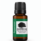 Northridge Oak 100% Pure Peppermint Essential Oil 10 mL bottle on white background
