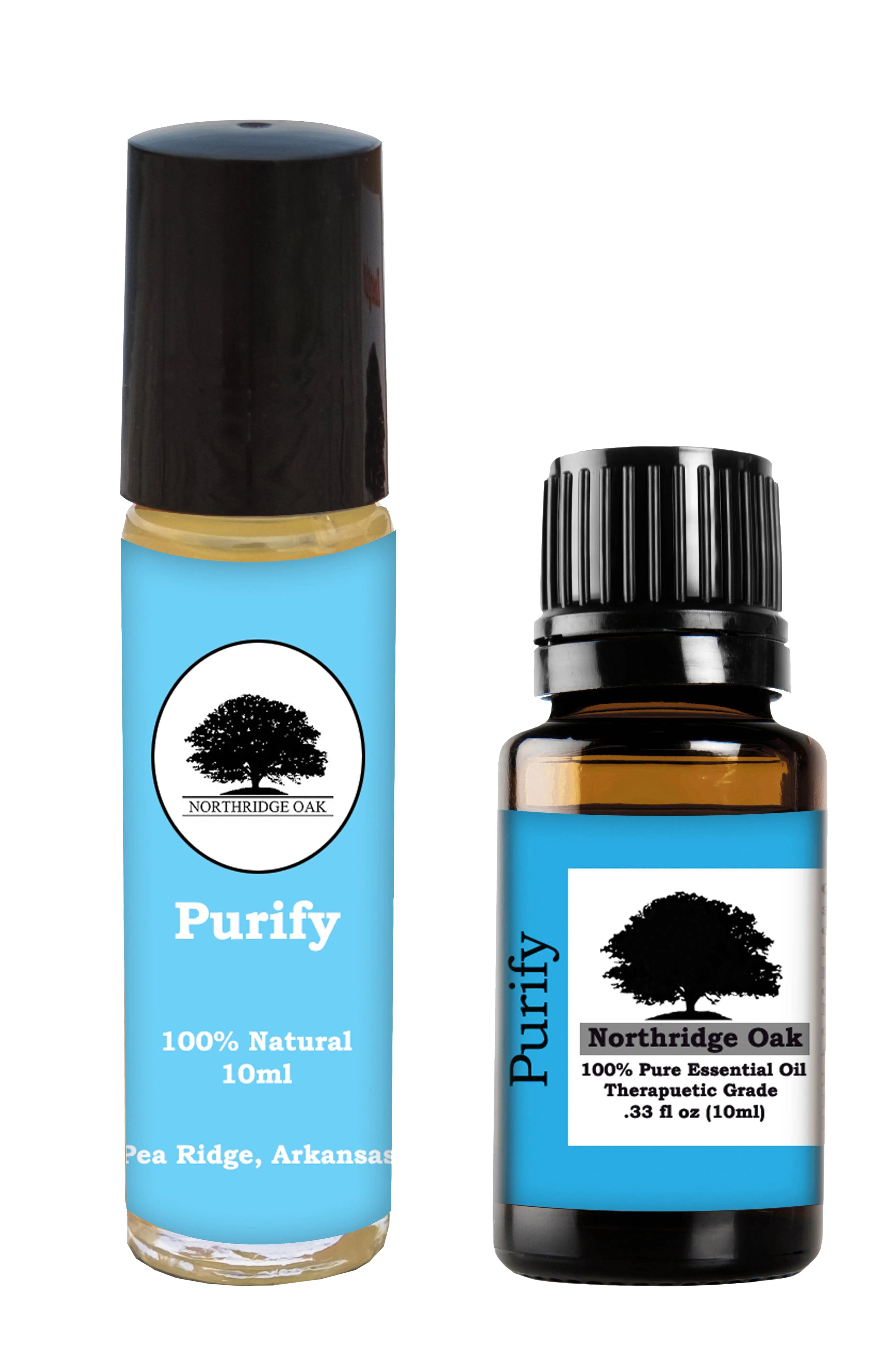 Northridge Oak - Purify Combo with Roller Bottle - 100% Pure Essential Oil Blend Northridge Oak LLC