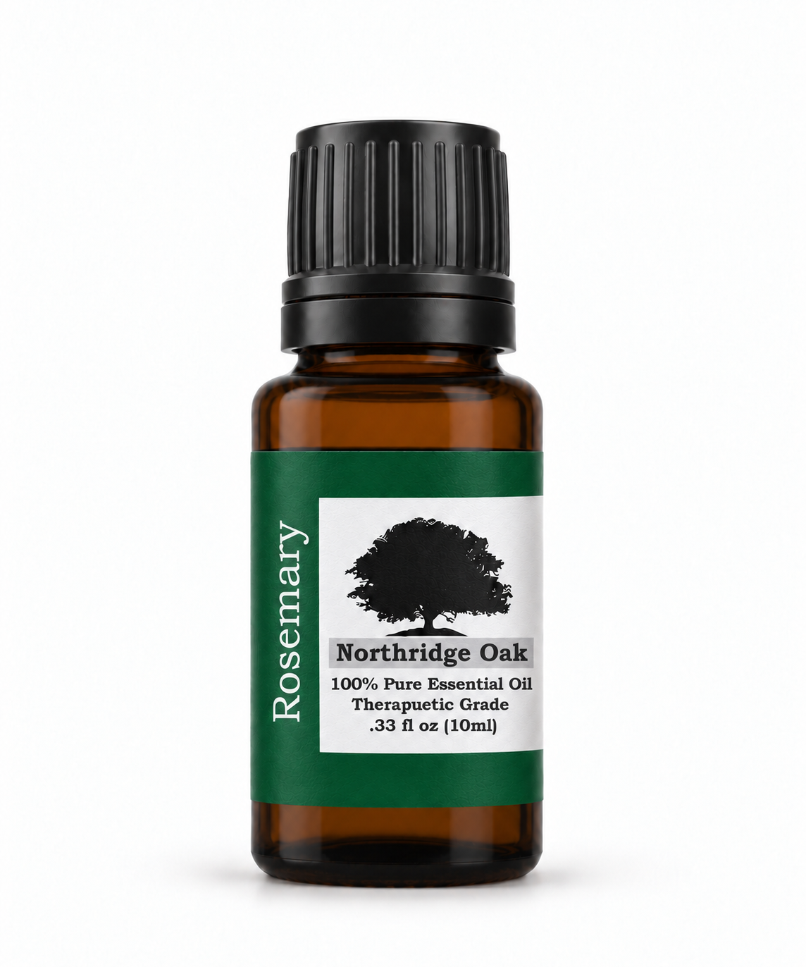 Northridge Oak Rosemary Essential Oil 10 mL bottle on a white background