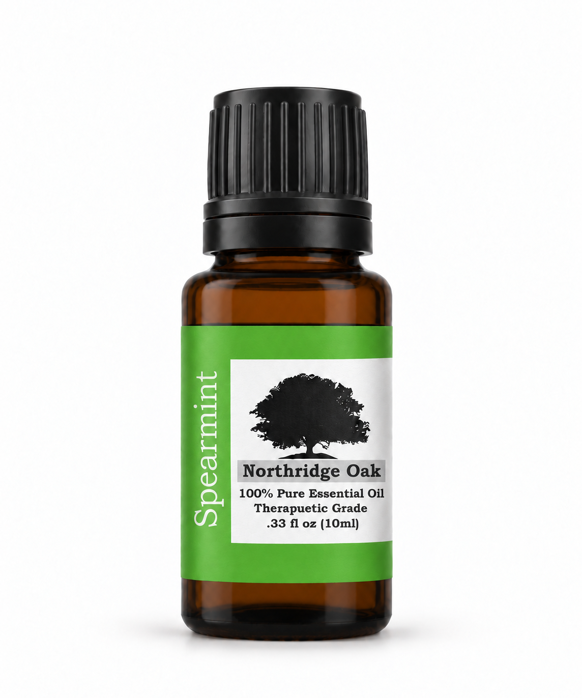 Northridge Oak Spearmint Essential Oil 10 mL bottle on a white background