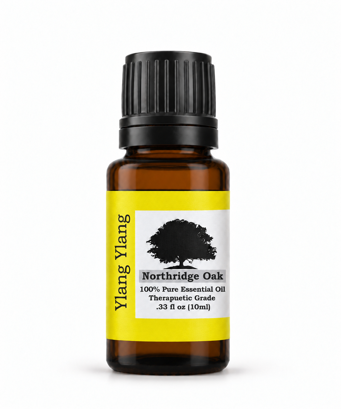 Northridge Oak Ylang Ylang Essential Oil 10 mL bottle on a white background