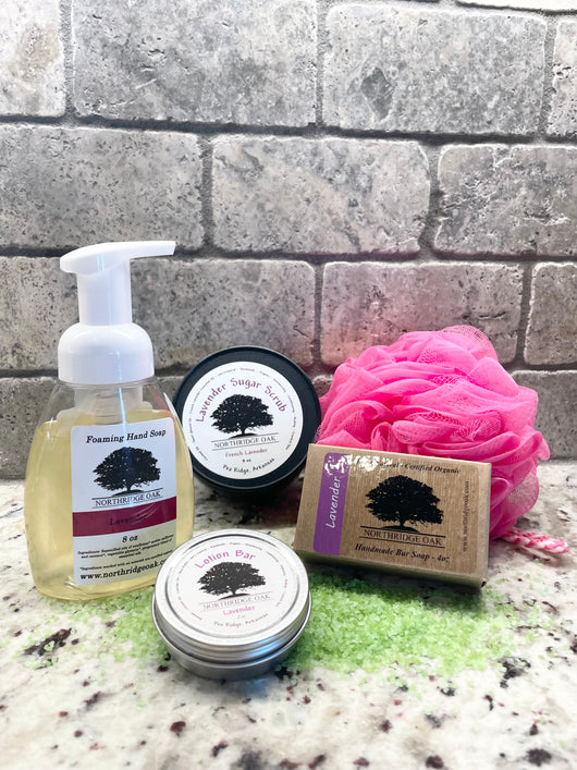 Bathroom Gift Set - Lavender - Northridge Oak