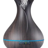 Diffuser - 400ml Ultrasonic Cool Mist Humidifier with Color LED Lights - Northridge Oak
