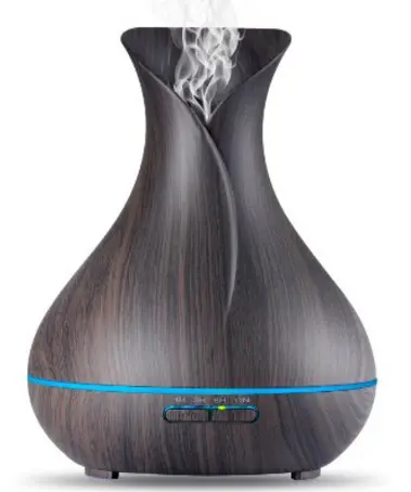 Diffuser - 400ml Ultrasonic Cool Mist Humidifier with Color LED Lights - Northridge Oak
