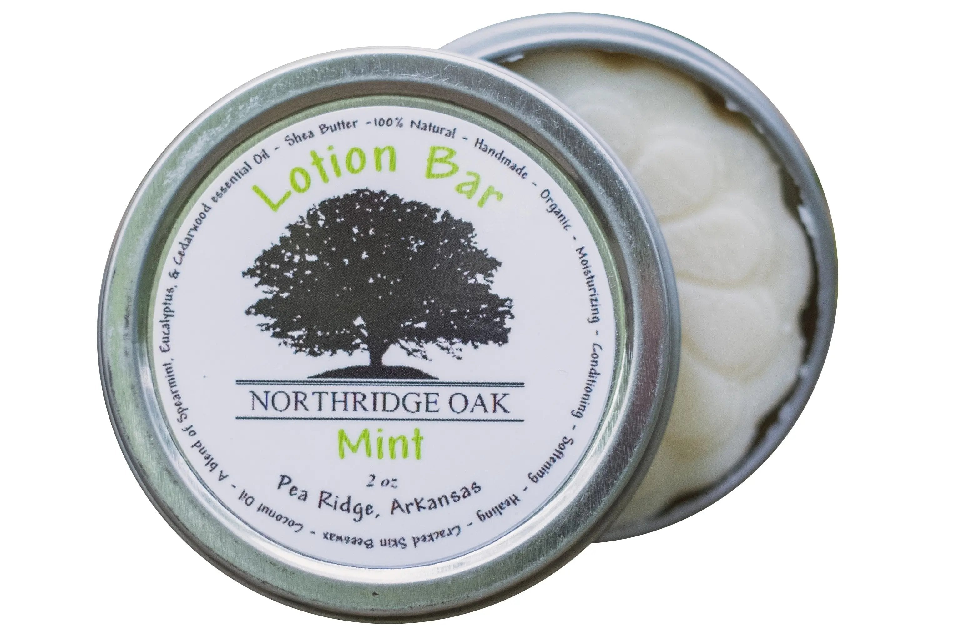 Northridge Oak - Shea Butter Lotion Bar - Mint - Northridge Oak