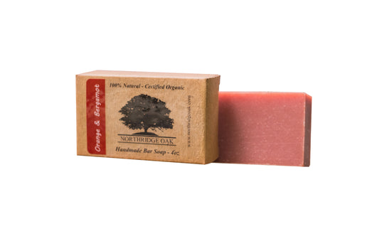 Northridge Oak - Organic Bar Soap - Organic Bloody Bergamot - 4oz - Northridge Oak