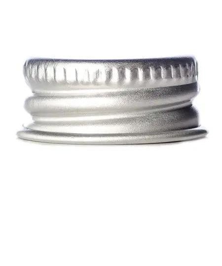 Silver aluminum 20-400 continuous thread cap - Northridge Oak